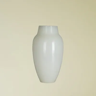 Glass Closing Flower Utensils (White)
