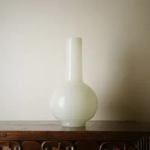 Glass Straight Mouth Sky Ball (White)